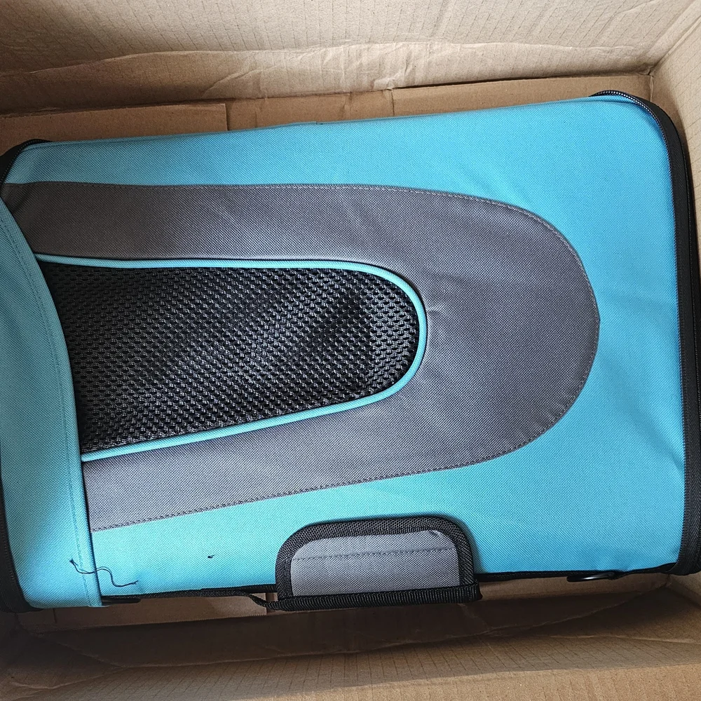 EliteField Blue and Gray Pet Carrier